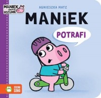 Maniek potrafi - okładka książki