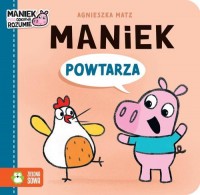 Maniek powtarza - okładka książki