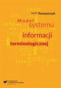 Model systemu informacji terminologicznej - okładka książki