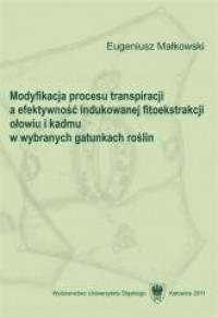 Modyfikacja procesu transpiracji - okładka książki