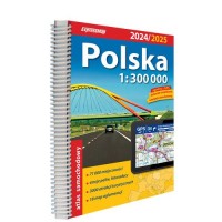 Polska atlas samochodowy 1:300 - okładka książki