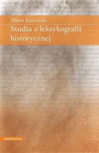 Studia z leksykografii historycznej - okłakda ebooka