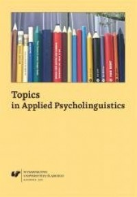 Topics in Applied Psycholinguistics - okładka książki