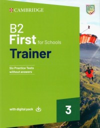 B2 First For Schools Trainer 3 - okładka książki