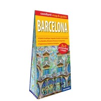 Barcelona light przewodnik + mapa - okładka książki