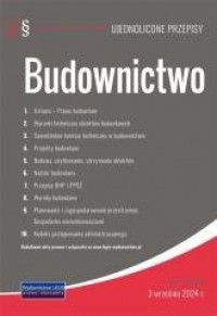 Budownictwo - ujednolicone przepisy - okładka książki