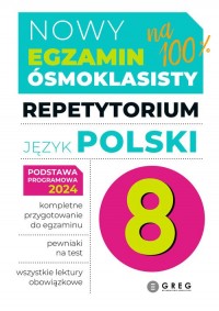 Egzamin ósmoklasisty - język polski. - okładka podręcznika