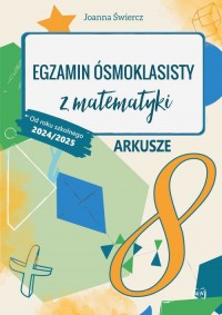 Egzamin ósmoklasisty z matematyki - okładka podręcznika