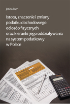 Istota, znaczenie i zmiany podatku - okładka książki