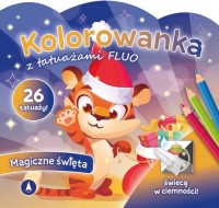 Kolorowanka z tatuażami FLUO Magiczne - okładka książki