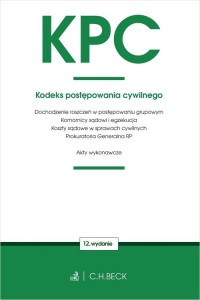 KPC Kodeks postępowania cywilnego - okładka książki