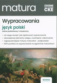 Matura 2025 Język polski Wypracowania - okładka podręcznika