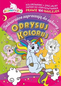 Moje jednorożce. Odrysuj koloruj. - okładka książki