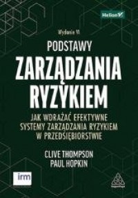 Podstawy zarządzania ryzykiem - okładka książki