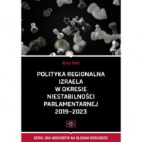 Polityka regionalna Izraela w okresie - okładka książki