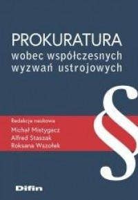 Prokuratura wobec współczesnych - okładka książki