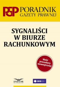 Sygnaliści w biurze rachunkowym - okładka książki