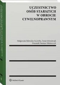 Uczestnictwo osób starszych w obrocie - okładka książki