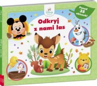 Disney Maluch Odkryj z nami las - okładka książki