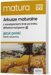 Matura 2025 Arkusze maturalne Język - okładka podręcznika