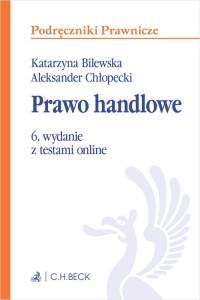 Prawo handlowe z testami online - okładka książki