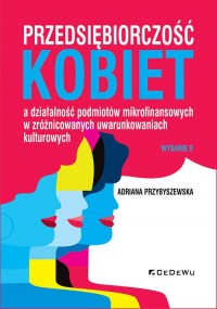 Przedsiębiorczość kobiet a działalność - okładka książki