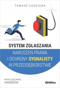 System zgłaszania naruszeń prawa - okładka książki