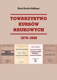 Towarzystwo Kursów Naukowych 1978-1980 - okładka książki