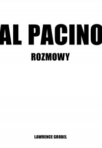 Al Pacino Rozmowy - okładka książki