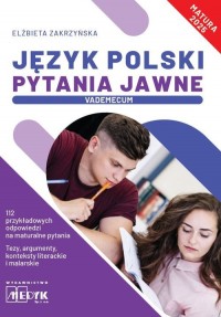 Język Polski Pytania Jawne Vademecum - okładka podręcznika