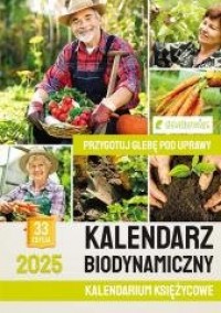 Kalendarz 2025 biodynamiczny - okładka książki