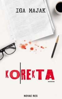 Korekta - okładka książki