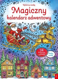 Magiczny kalendarz adwentowy - okładka książki