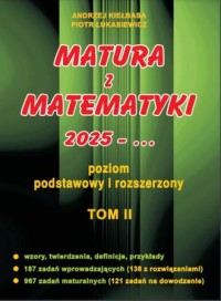 Matura z matematyki 2025. Poziom - okładka podręcznika