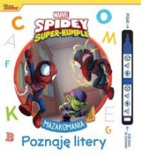 Mazakomania. Poznaję litery. Marvel - okładka książki