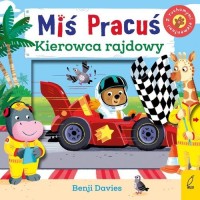 Miś Pracuś Kierowca rajdowy - okładka książki