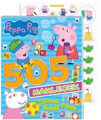 Peppa Pig 505 naklejek 4 Zadania - okładka książki