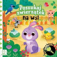 Poszukaj zwierzątek na wsi. Książka - okładka książki