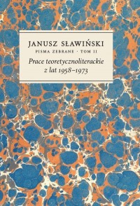 Prace teoretycznoliterackie z lat - okładka książki