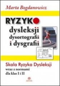 Ryzyko dysleksji, dysortografii - okładka książki