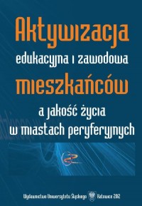 Aktywizacja edukacyjna i zawodowa - okłakda ebooka