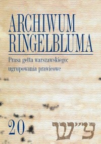 Archiwum Ringelbluma. Konspiracyjne - okłakda ebooka