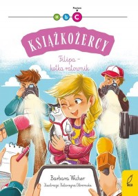 Książkożercy Filipa - kotka ratownik - okładka książki