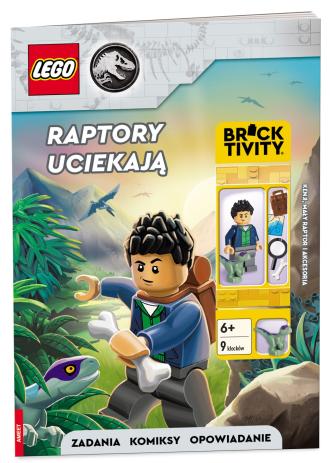 Lego Jurassic World Raptory uciekają - okładka książki