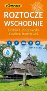 Mapa - Roztocze Wschodnie 1:50 - okładka książki