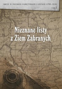 Nieznane listy z Ziem Zabranych - okłakda ebooka