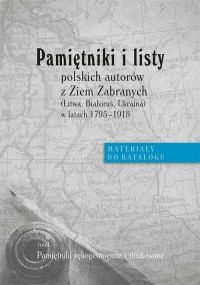 Pamiętniki i listy polskich autorów - okłakda ebooka