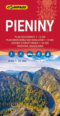 Pieniny 1:25 000 - okładka książki