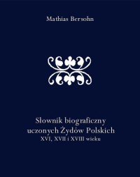 Słownik biograficzny uczonych Żydów - okłakda ebooka