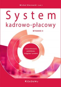 System kadrowo-płacowy. Uwarunkowania - okładka książki